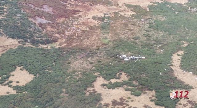 Avioneta desaparecida entre zamora y Doade. Foto 112 Castilla y León