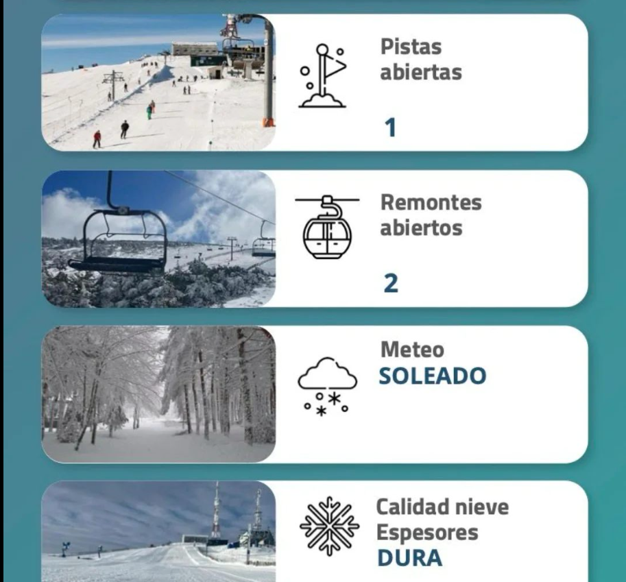 Parte de nieve para el 12-12-2024