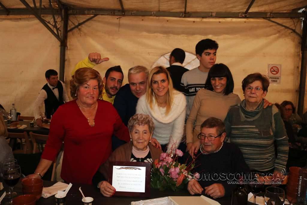 Inés Siso a punto de cumplir 100 años homenajeada en la Festa da Freba